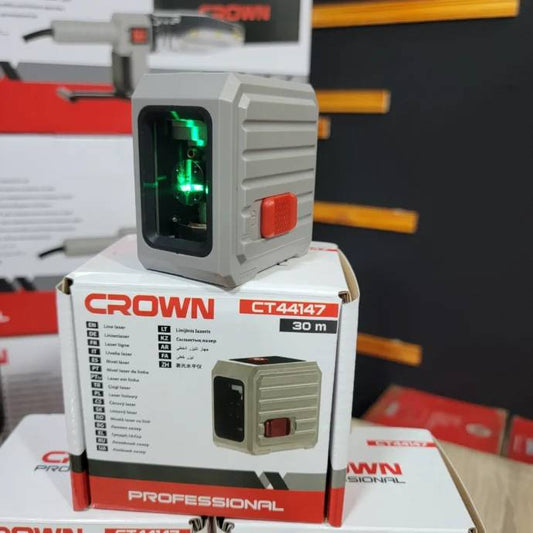 Niveau Laser A Piles 2 lignes 30m CROWN CT44147