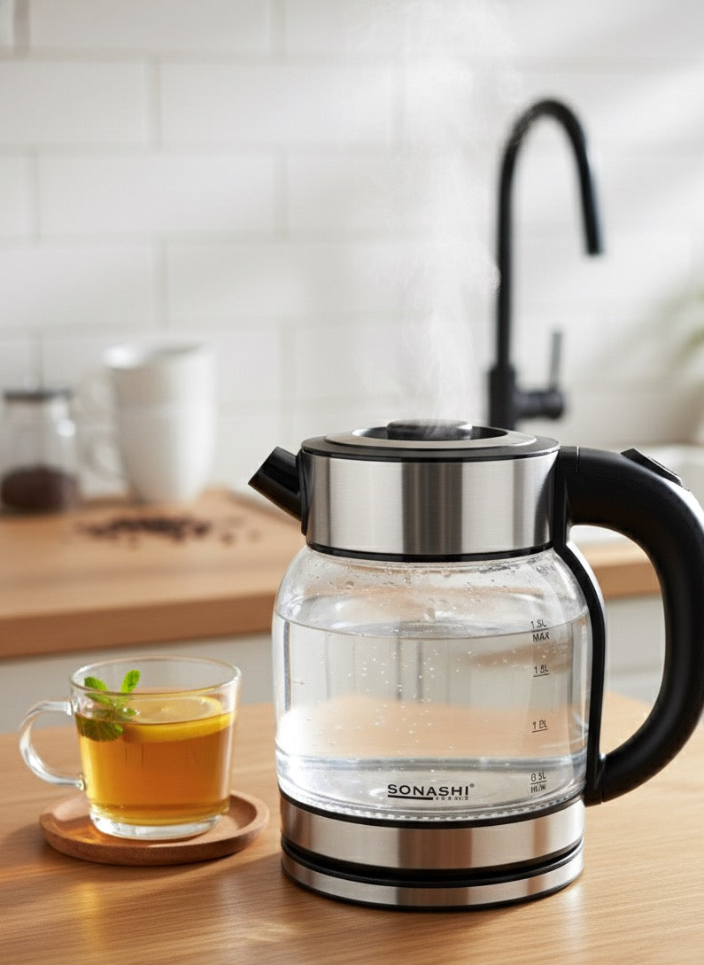 Bouilloire SONASHI sans fil de 1,8 L SKT-1812/ SKT-1819