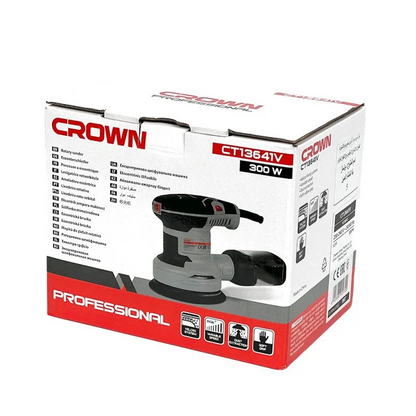 Ponceuse Vibrante Excentrique 125mm 300W CROWN | CT13641