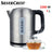 Bouilloire électrique sans fil SilverCrest 1 L en acier inoxydable 2 200 W