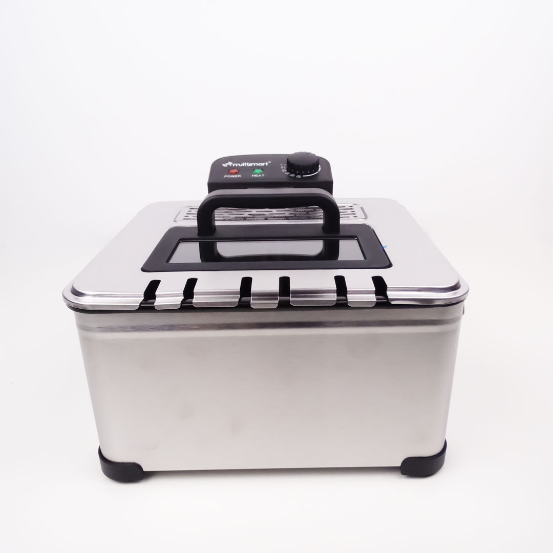 Friteuse inox électrique 4.5 L 2000W avec 3 Panier Multismart