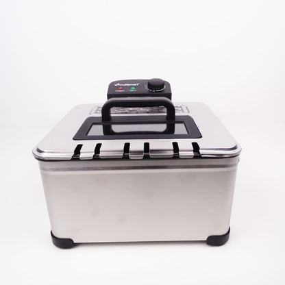 Friteuse inox électrique 4.5 L 2000W avec 3 Panier Multismart