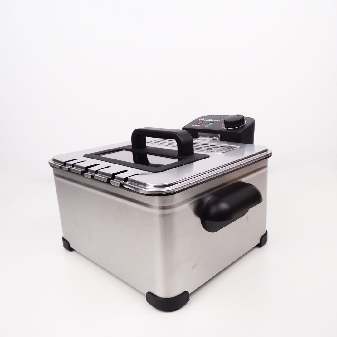 Friteuse inox électrique 4.5 L 2000W avec 3 Panier Multismart