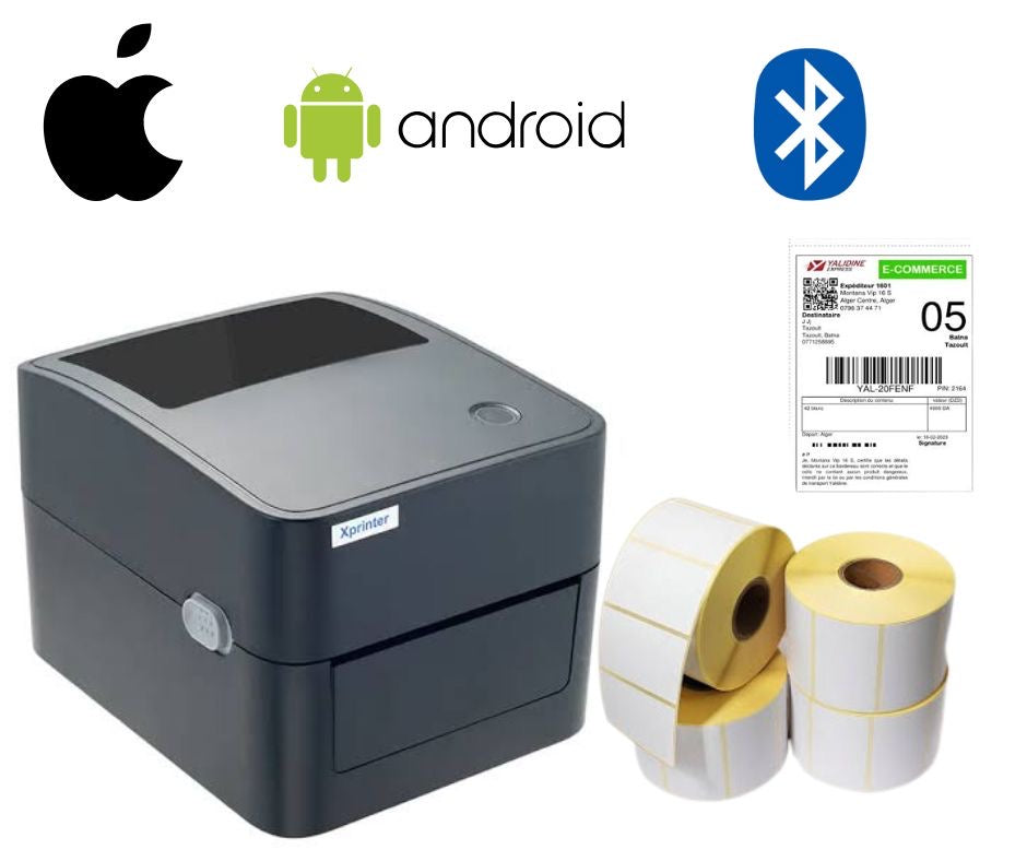 Imprimante d'étiquettes thermique XP-410B