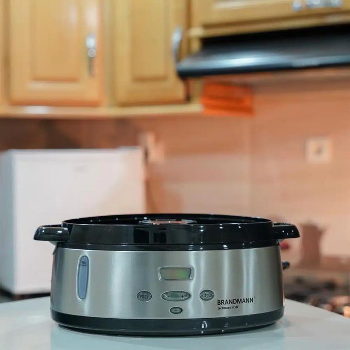 Cuiseur À Vapeur Électrique 800W 9L 3 Paniers Inox Avec Contrôle De Minuterie Numérique - BR-FS-002 / BRANDMANN