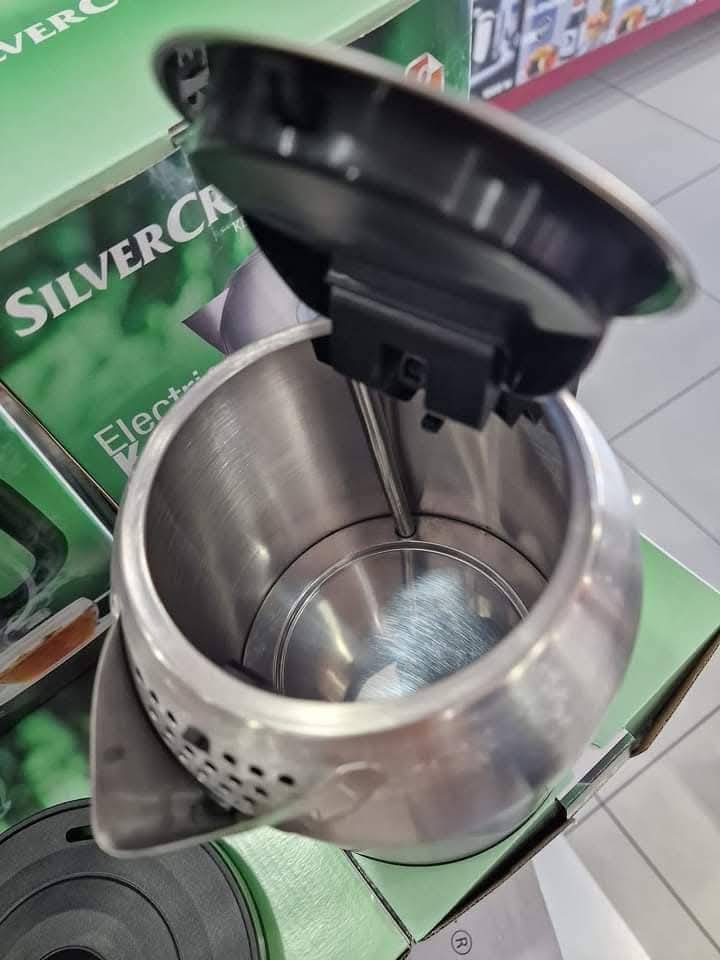 Bouilloire électrique sans fil SilverCrest 1 L en acier inoxydable 2 200 W