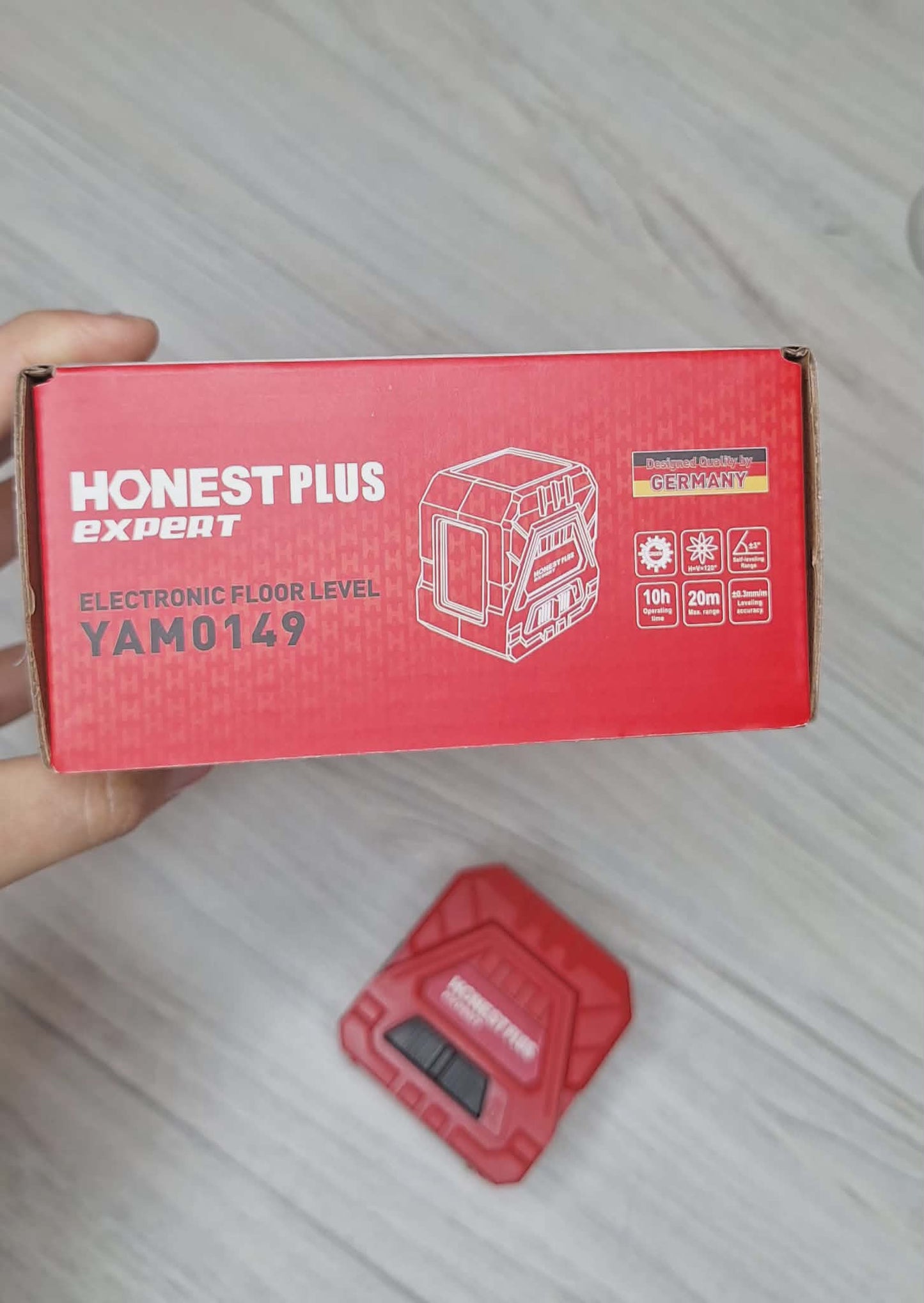 Niveau Laser 2 Lignes 20 Mètre YAM0149 HONEST PLUS