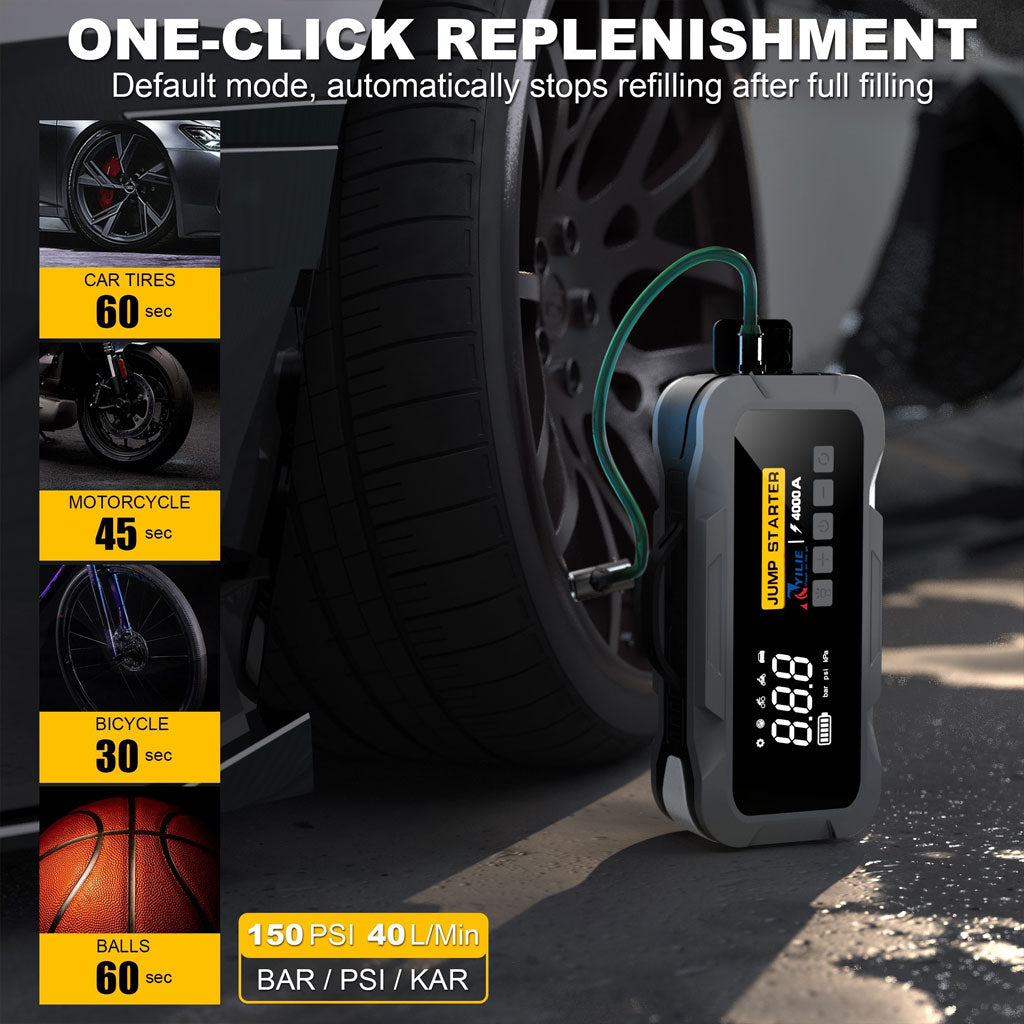 Booster batterie 4 in 1 BEETRO BE0149 4000A, 24000 mAh