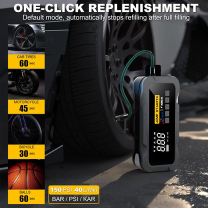 Booster batterie 4 in 1 BEETRO BE0149 4000A, 24000 mAh