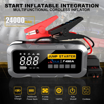 Booster batterie 4 in 1 BEETRO BE0149 4000A, 24000 mAh