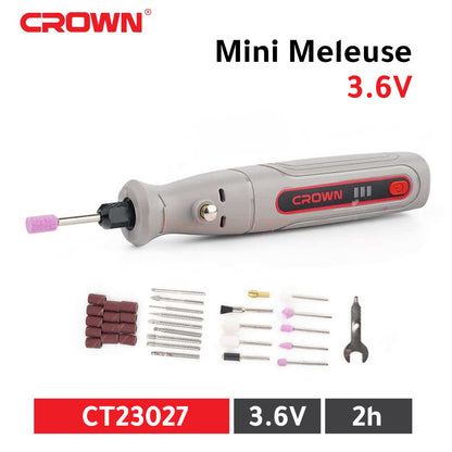 Outil rotatif sans fil 3,6V 0,6Ah CROWN | CT23027