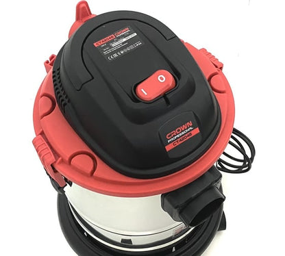 Aspirateur/souffleur avec sac (L’eau & Poussière) 20L 1000W CROWN / CT42046