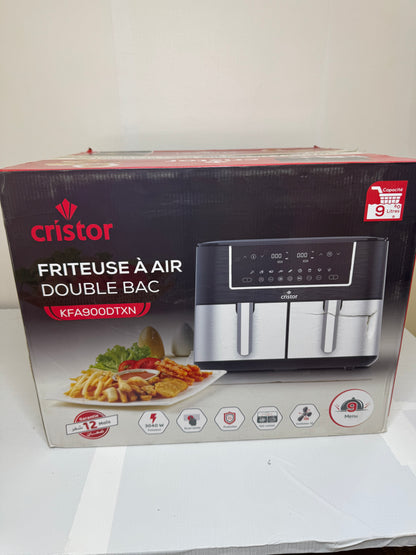 FRITEUSE CRISTOR DOUBLE BAC 9 L