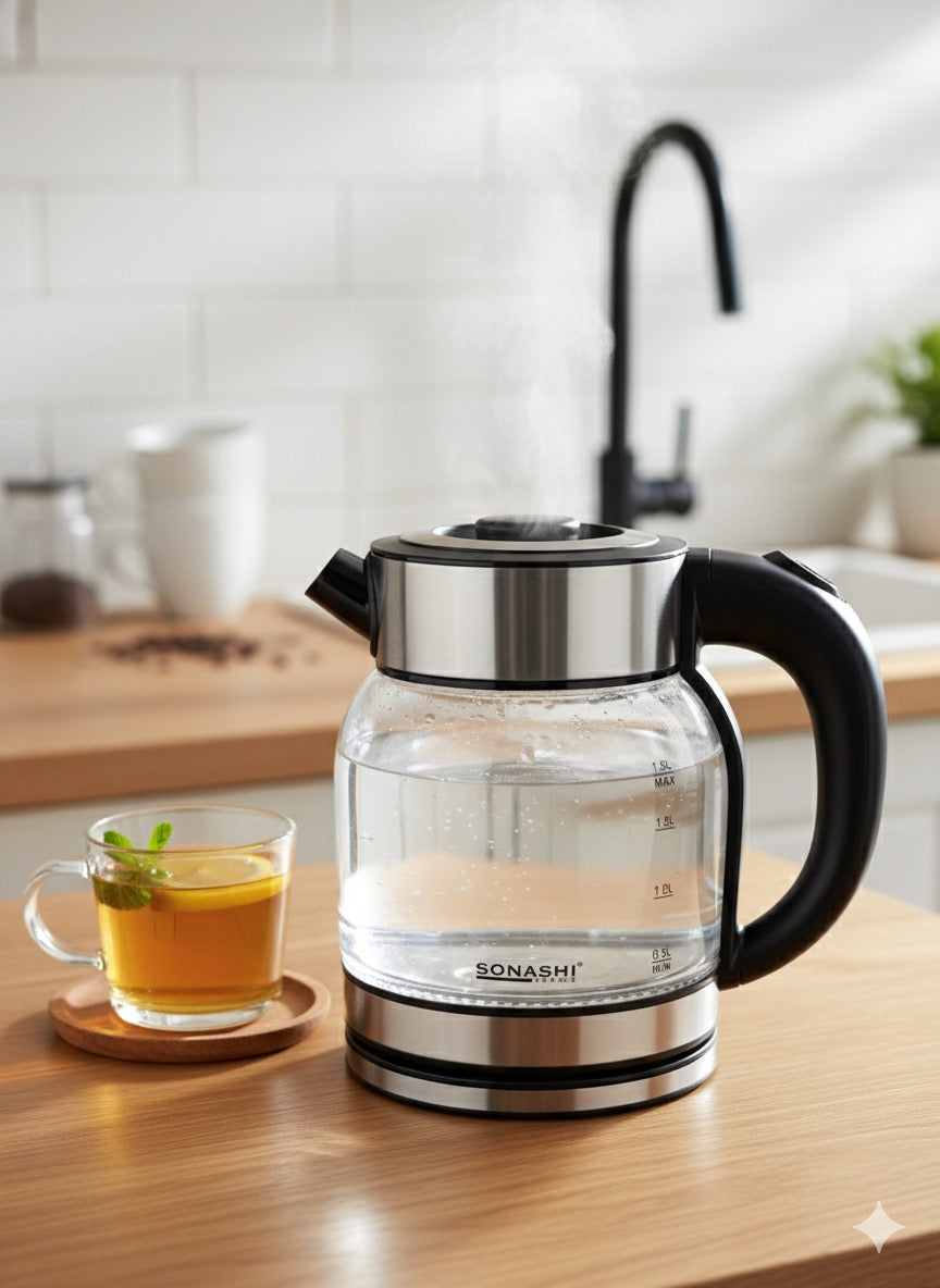 Bouilloire SONASHI  sans fil de 1,8 L SKT-1812/ SKT-1819