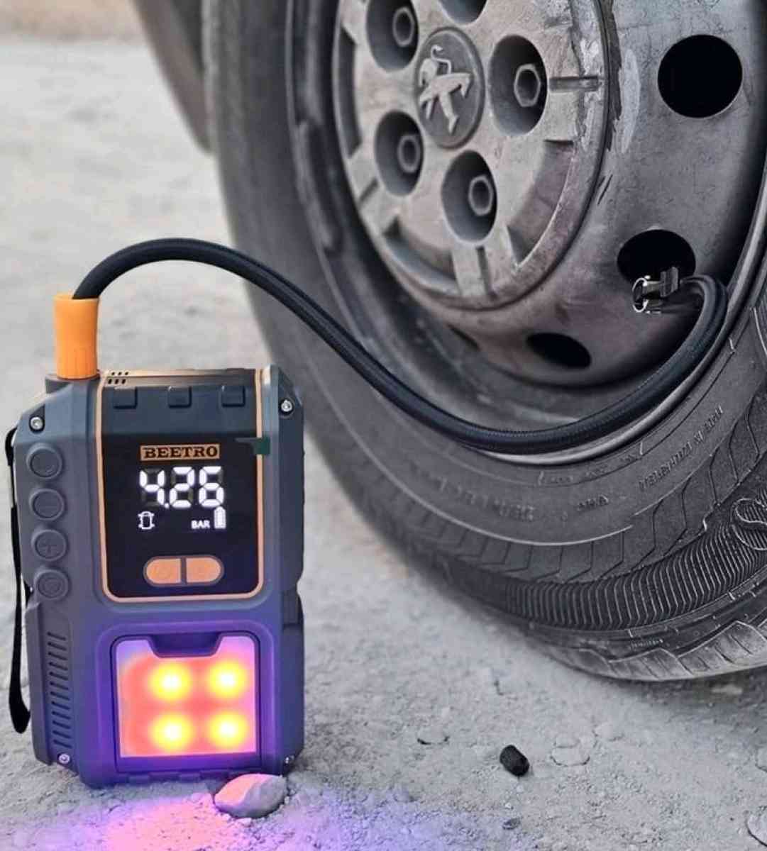 Démarreur de voiture 23800 mAh avec compresseur d’air 150 PSI BEETRO BE0170