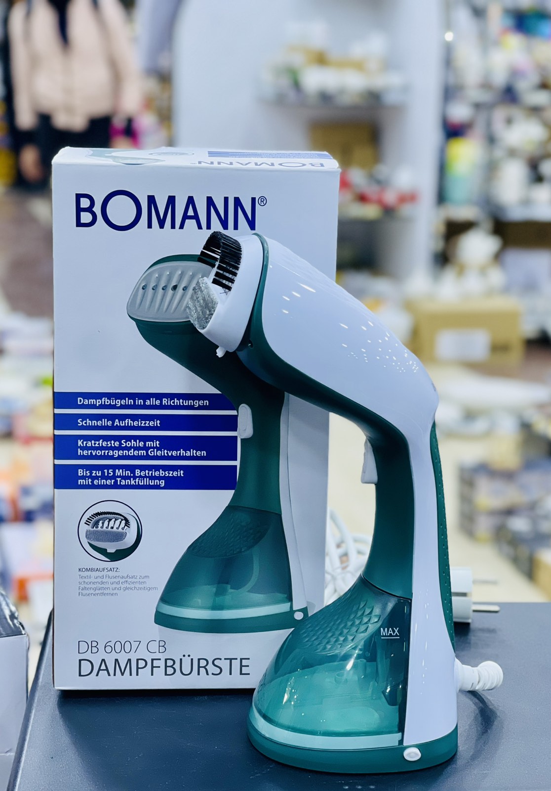 Défroisseur Vapeur A Main 1400 W Bomann