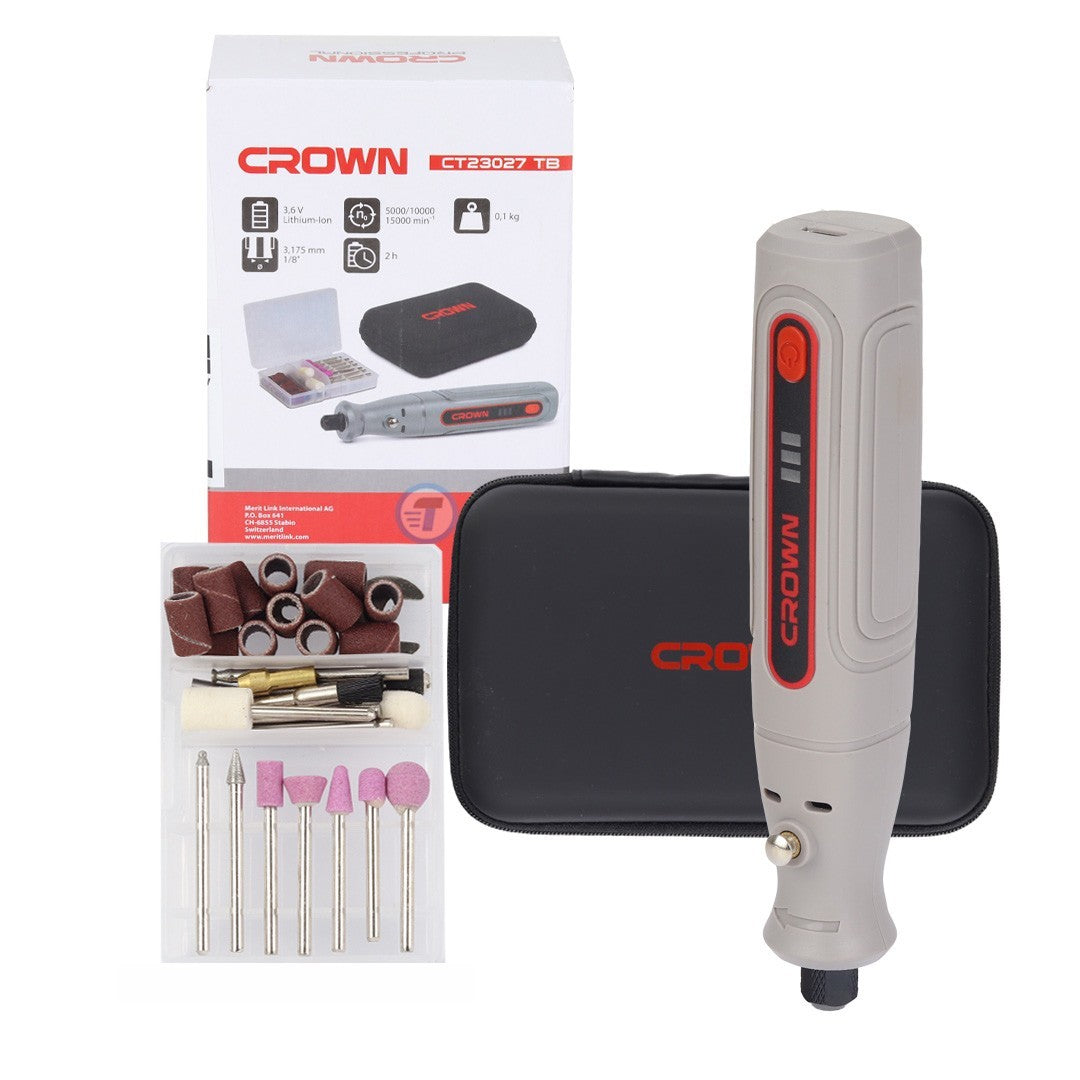 Outil rotatif sans fil 3,6V 0,6Ah CROWN | CT23027