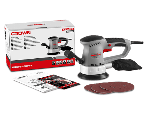 Ponceuse Rotative Excentrique Orbital 450w 150mm CROWN | CT13395