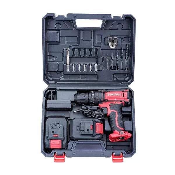 Visseuse Perceuse 20V avec Accessoires WORCRAFT